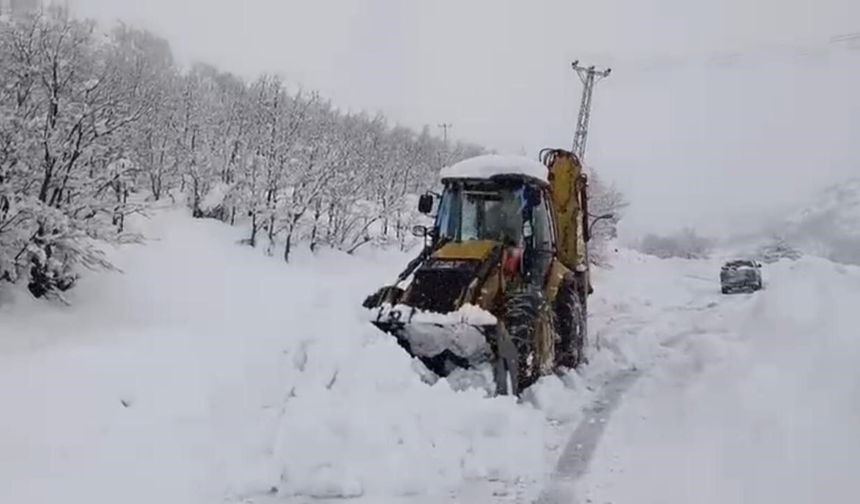 Van’da Nisan ayında kar yağışı: 93 yerleşim yerine ulaşılamıyor