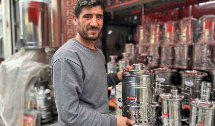 Kışın uzaması Van’da semaver ve mangal sezonunu geciktirdi