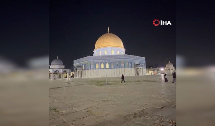 Mescid-i Aksa’da 41 Gün Sonra Sabah Namazı Coşkusu: 3 Bin Müslüman Saf Tuttu