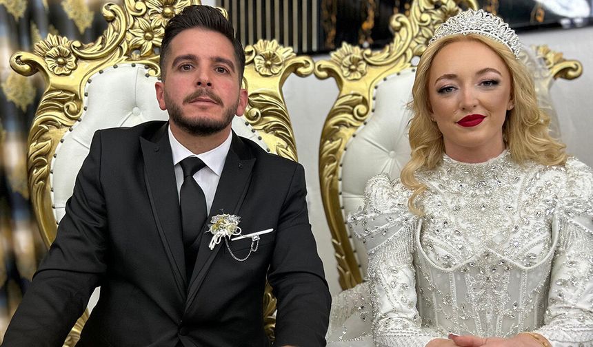 Van’da İskoçyalı geline Van usulü düğün