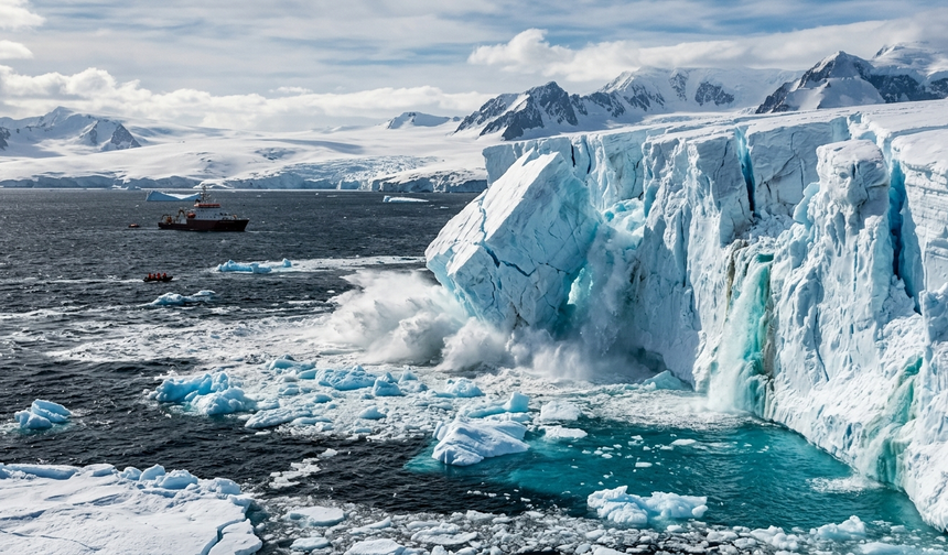 Antarktika’daki buzul erimeleri Van’da konuşuldu