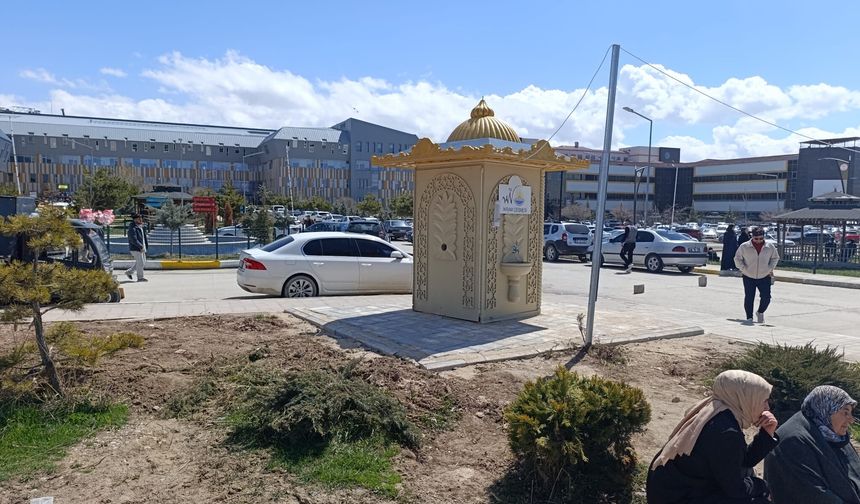Van’da hastane önündeki “İkram çeşmesi” neden akmıyor?