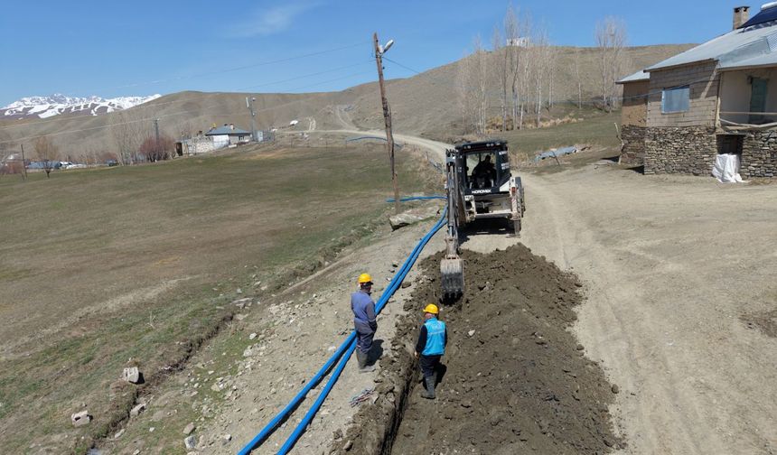 Gürpınar’da içme suyu altyapısı güçlendiriliyor