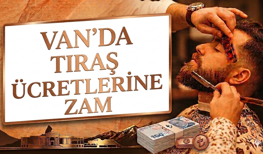 Van’da tıraş ücretlerine yüzde 18 zam