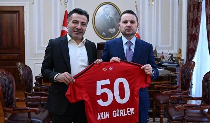 Vanspor Başkanı Temel’den Adalet Bakanı Gürlek’e ziyaret