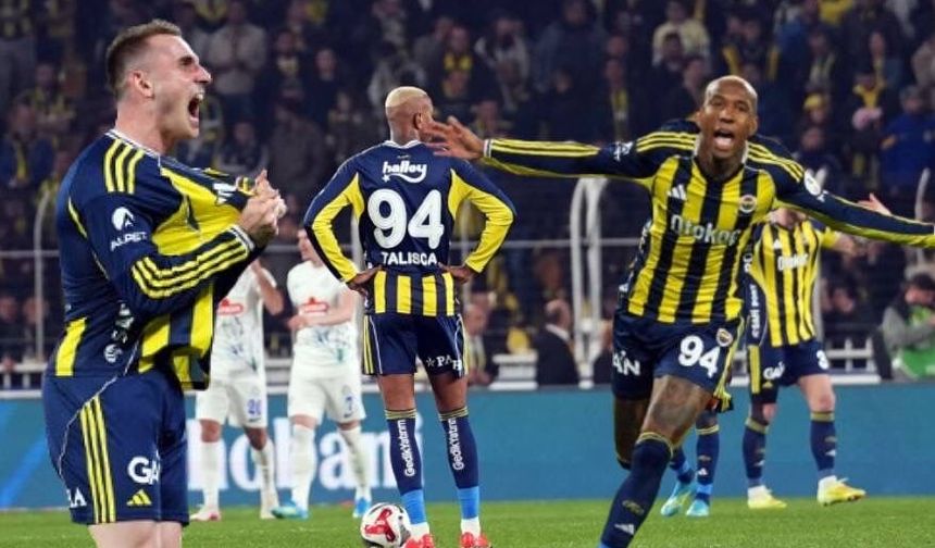 Fenerbahçe, evinde 5. kez puan kaybetti