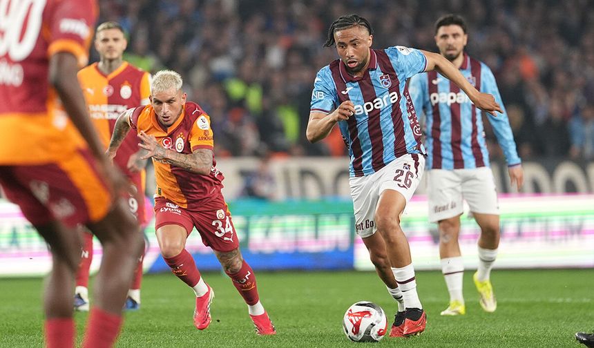 Trabzonspor lider Galatasaray’ı mağlup etti