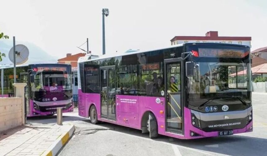 Van’da Kurban Bayramı’nda ulaşım ücretsiz olacak