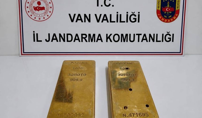 Van’da 13 milyon 600 bin TL değerinde altın ele geçirildi