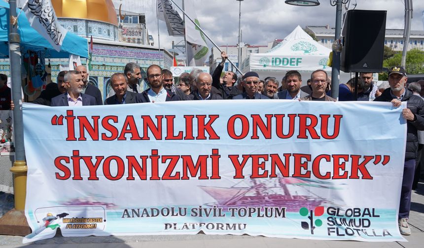 Van’da Sumud Filosu’na yönelik müdahaleye sert tepki