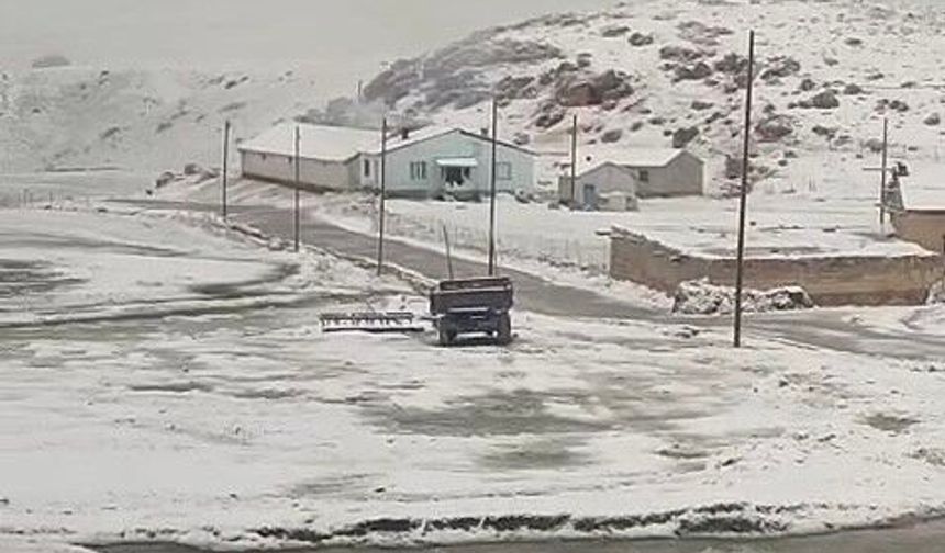Van’da mevsimler şaştı: Mayısta kar yağışı