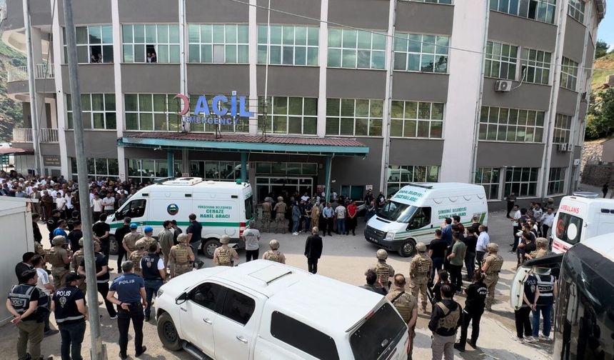 Hakkari’de katledilen 4 kişinin cenazeleri Van’a gönderildi