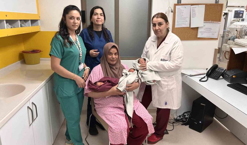 10 yıllık çocuk hasreti üçüz bebek sevinciyle son buldu