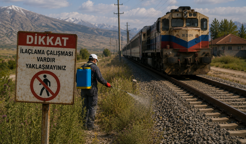 TCDD duyurdu: Van’da demiryolu hatlarında ilaçlama yapılacak