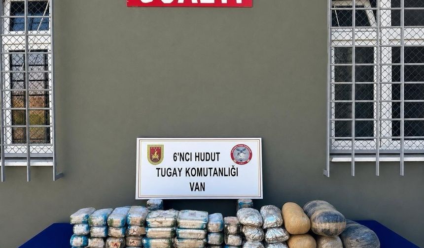 Van'da uyuşturucu tacirlerine ağır darbe