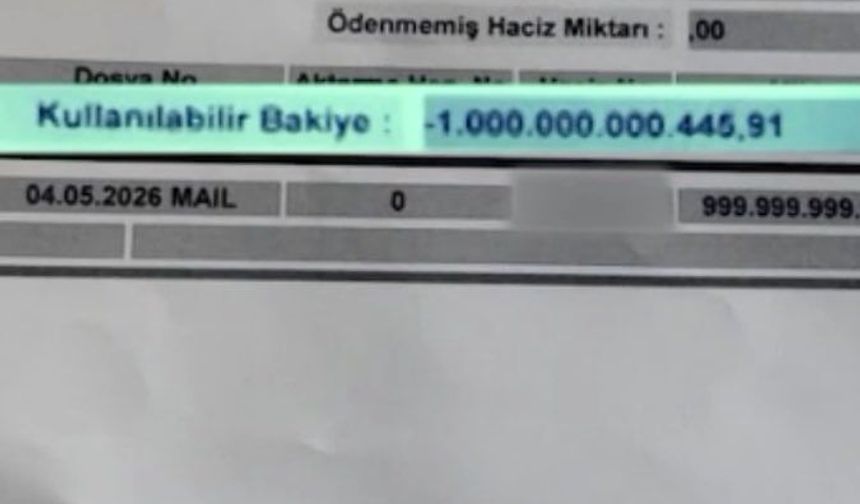 Van'da sıra dışı olay: Hesabına 1 trilyon TL ( 21,8 milyar dolar) yatırıldı