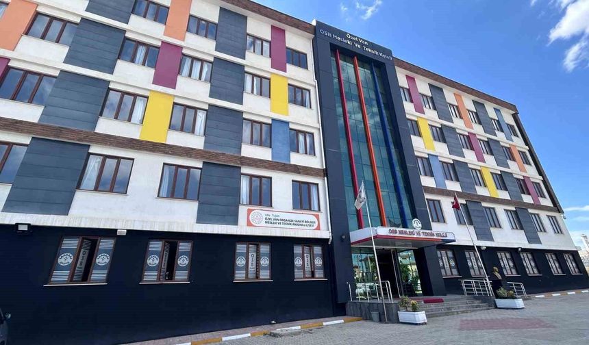 Van OSB Meslek Lisesi Geleceğin Üreticilerini Yetiştiriyor