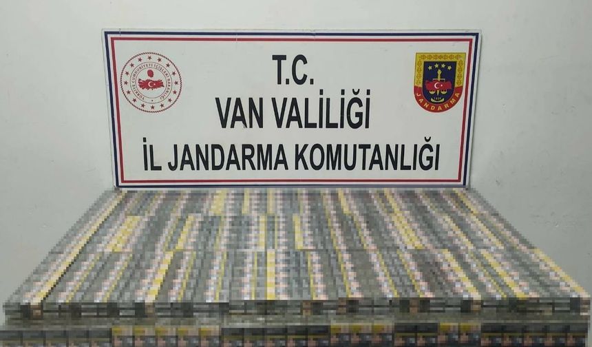 Van’da yaklaşık 2 bin paket kaçak sigara ele geçirildi