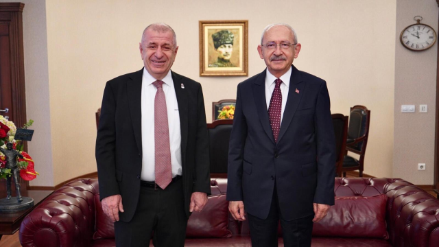 Seçim sonrası ilk görüşme! Kılıçdaroğlu ile kamera karşısına geçen Özdağ, verdiği detayla daha ilk dakikada bombayı patlattı