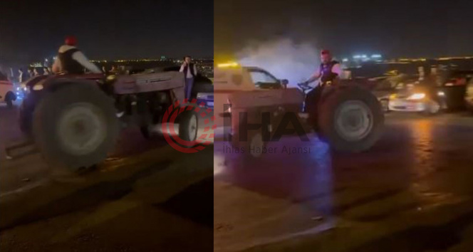 Bursa’daki trafik magandası kamerada: Kimseye aldırış etmeden drift attı