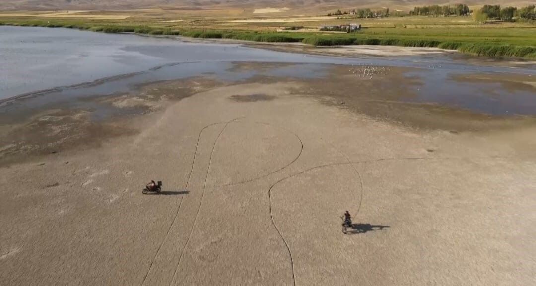 Erçek Gölü’ndeki su kaybı devam ediyor