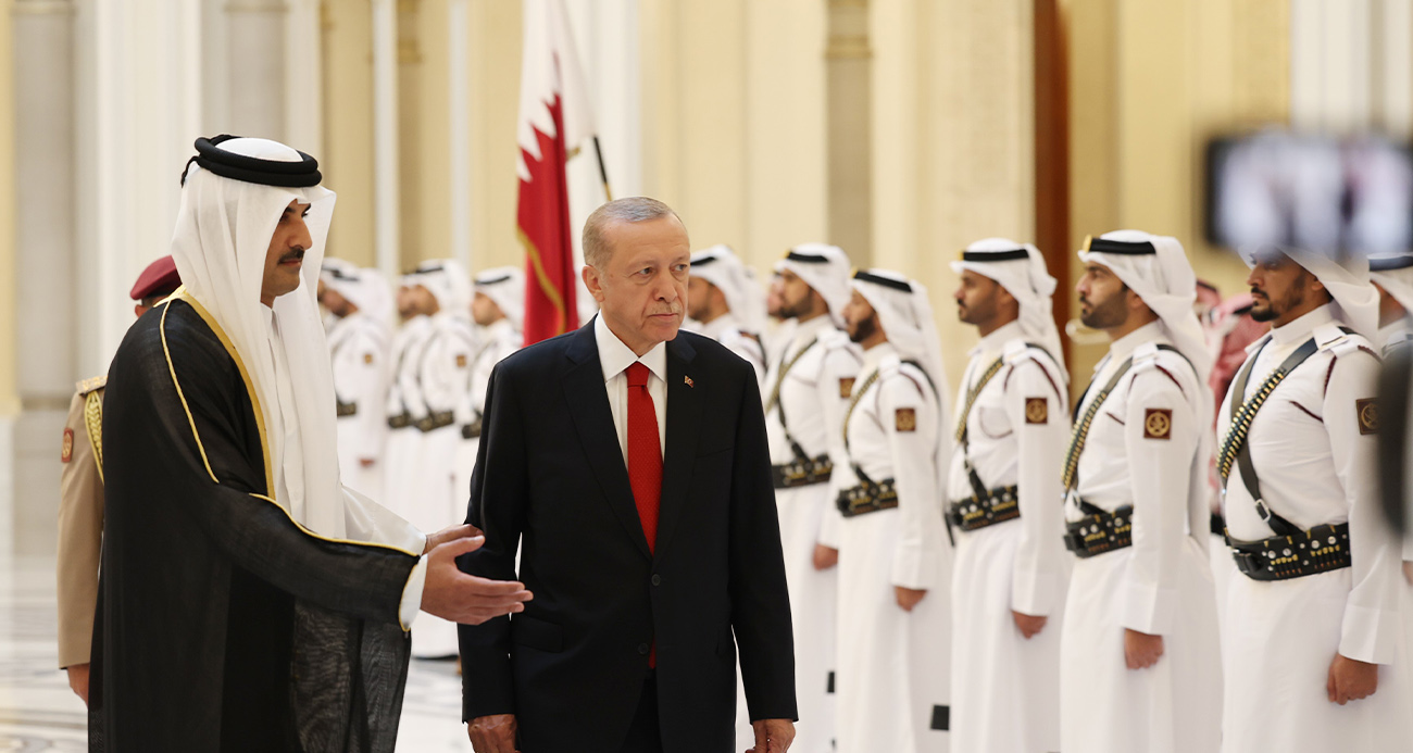 Katar Emiri Al Thani: “Kardeşim Cumhurbaşkanı Erdoğan'ı Doha'da ağırlamaktan memnuniyet duydum“