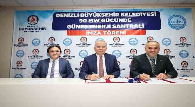 Denizli Büyükşehirden tarihi enerji yatırımı