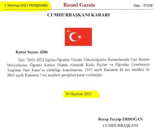 Üniversite harçlarıyla ilgili iddialar asılsız çıktı