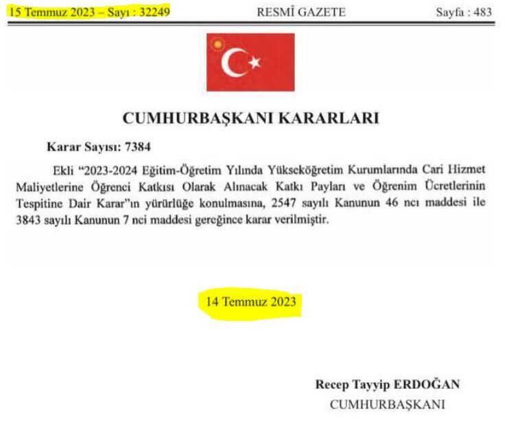 Üniversite harçlarıyla ilgili iddialar asılsız çıktı
