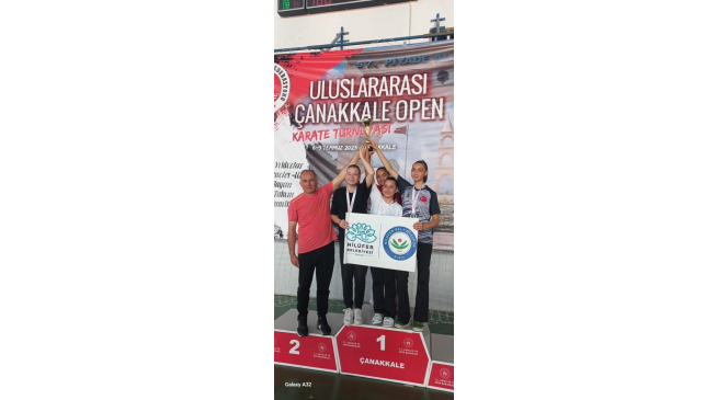 Nilüferli sporcular Karate Turnuvası’ndan ödülle döndü