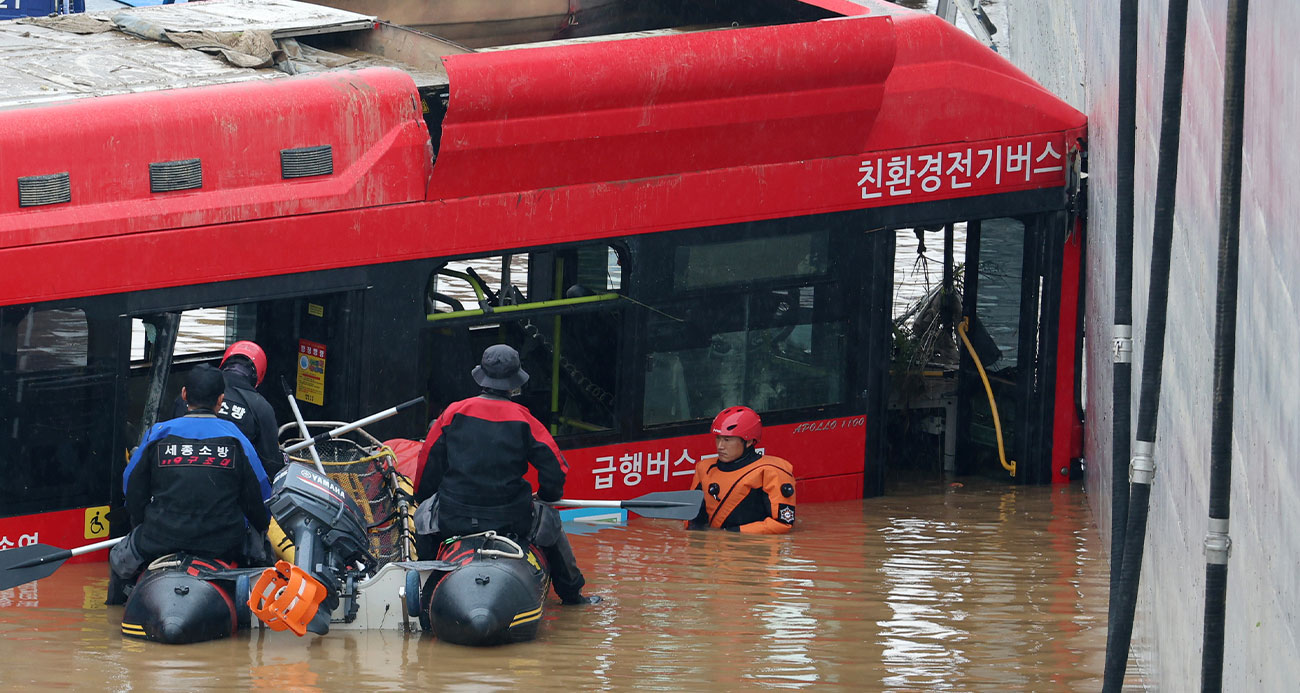 Güney Kore’de sel ve toprak kayması: 37 ölü
