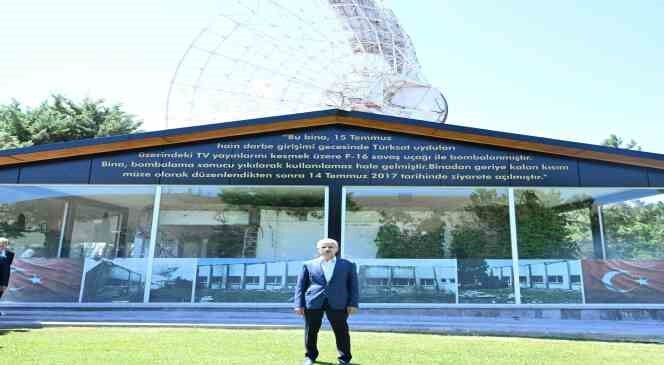 Bakan Uraloğlu, 15 Temmuz’un simgelerinden TÜRKSAT’ı ziyaret etti