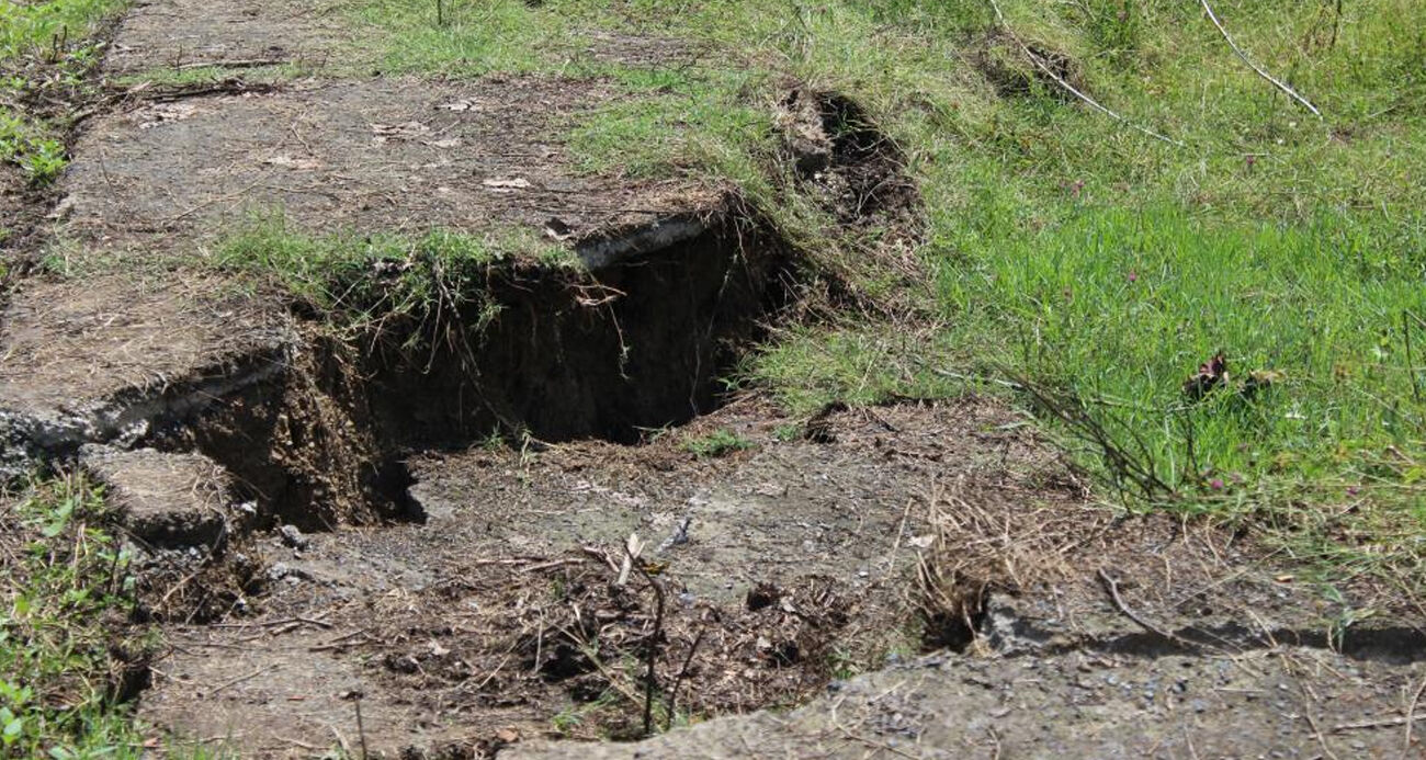 Samsun’da bu mahalle çöküyor: 6 ev tahliye edildi