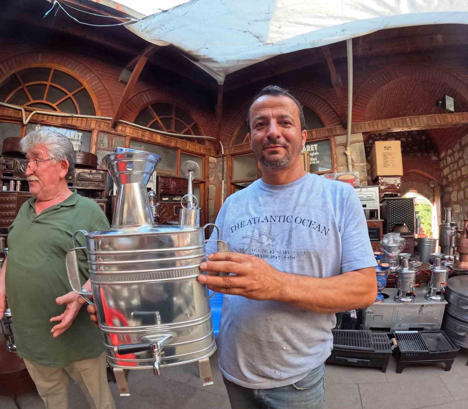 Tescilli ’yassı semaver’ revaçta