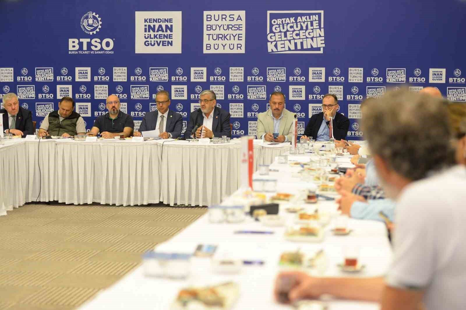 BTSO Gıda ve Paketli Ürünler Konseyi yeni dönemin ilk toplantısını yaptı
