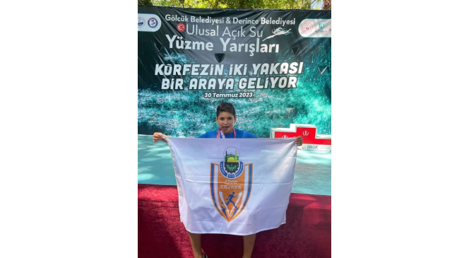 İnegöllü sporcu körfez’de dereceye kulaç attı