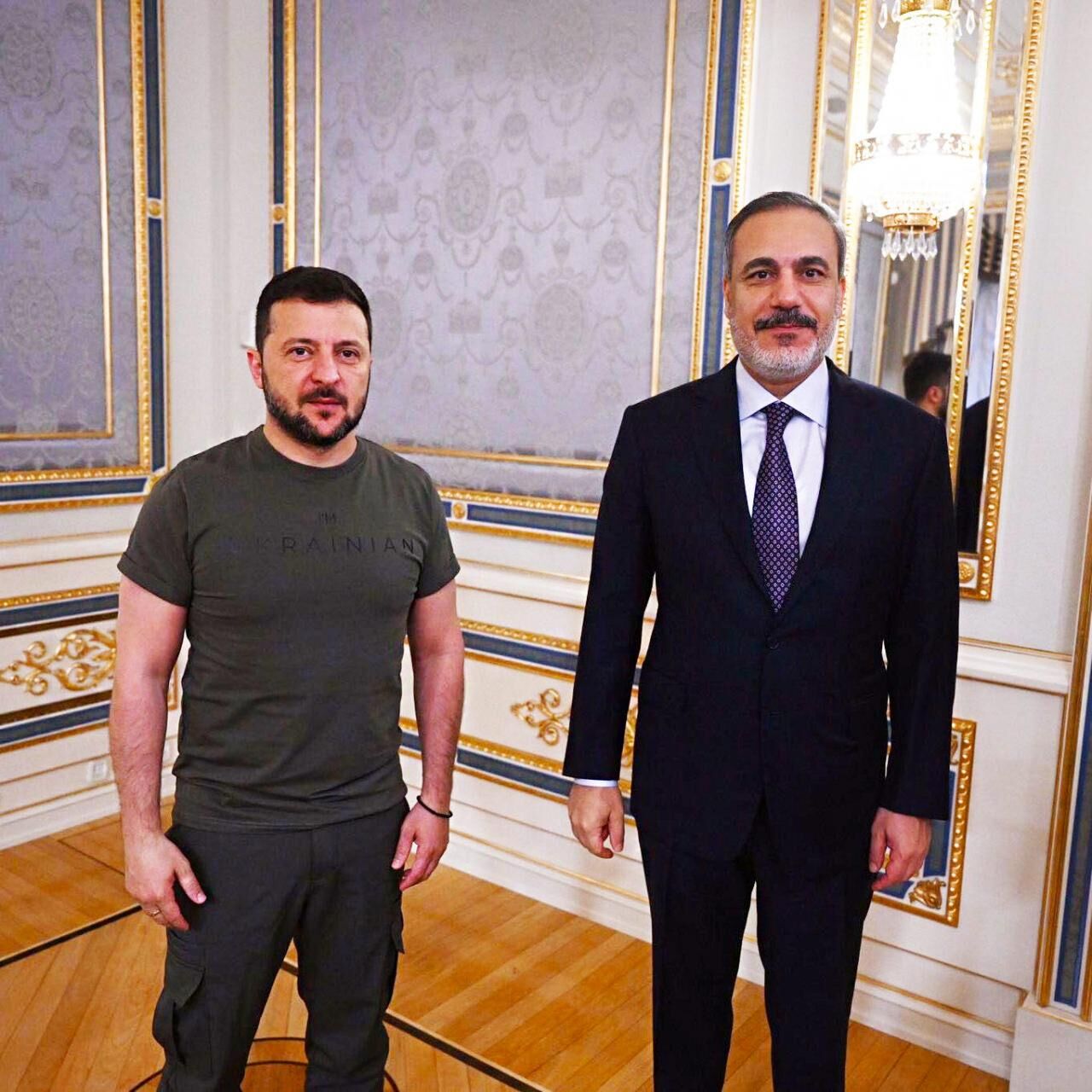 Bakan Fidan, Zelenskiy'le görüştü