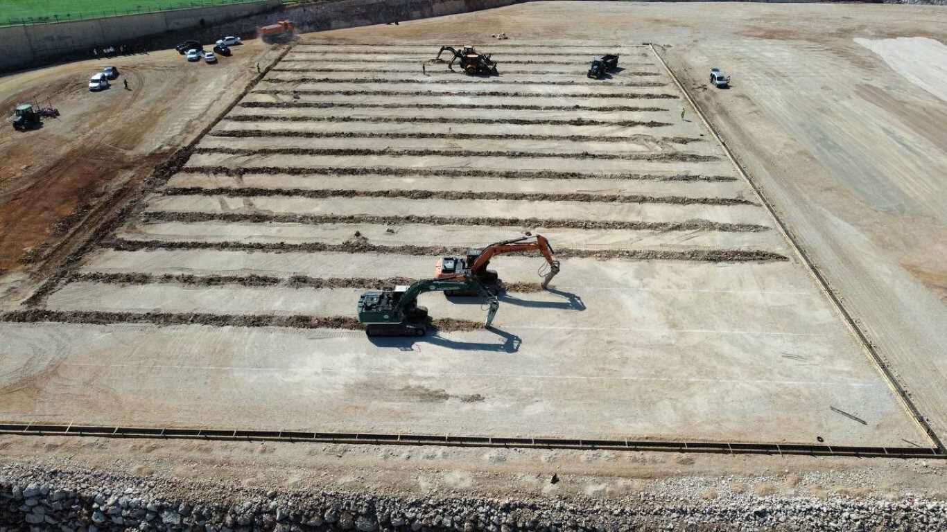 Hatayspor’un antrenman yapacağı sahalar hazırlanıyor