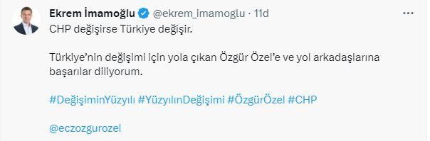 Aday olan Özgür Özel'le ilgili İmamoğlu'ndan ilk açıklama