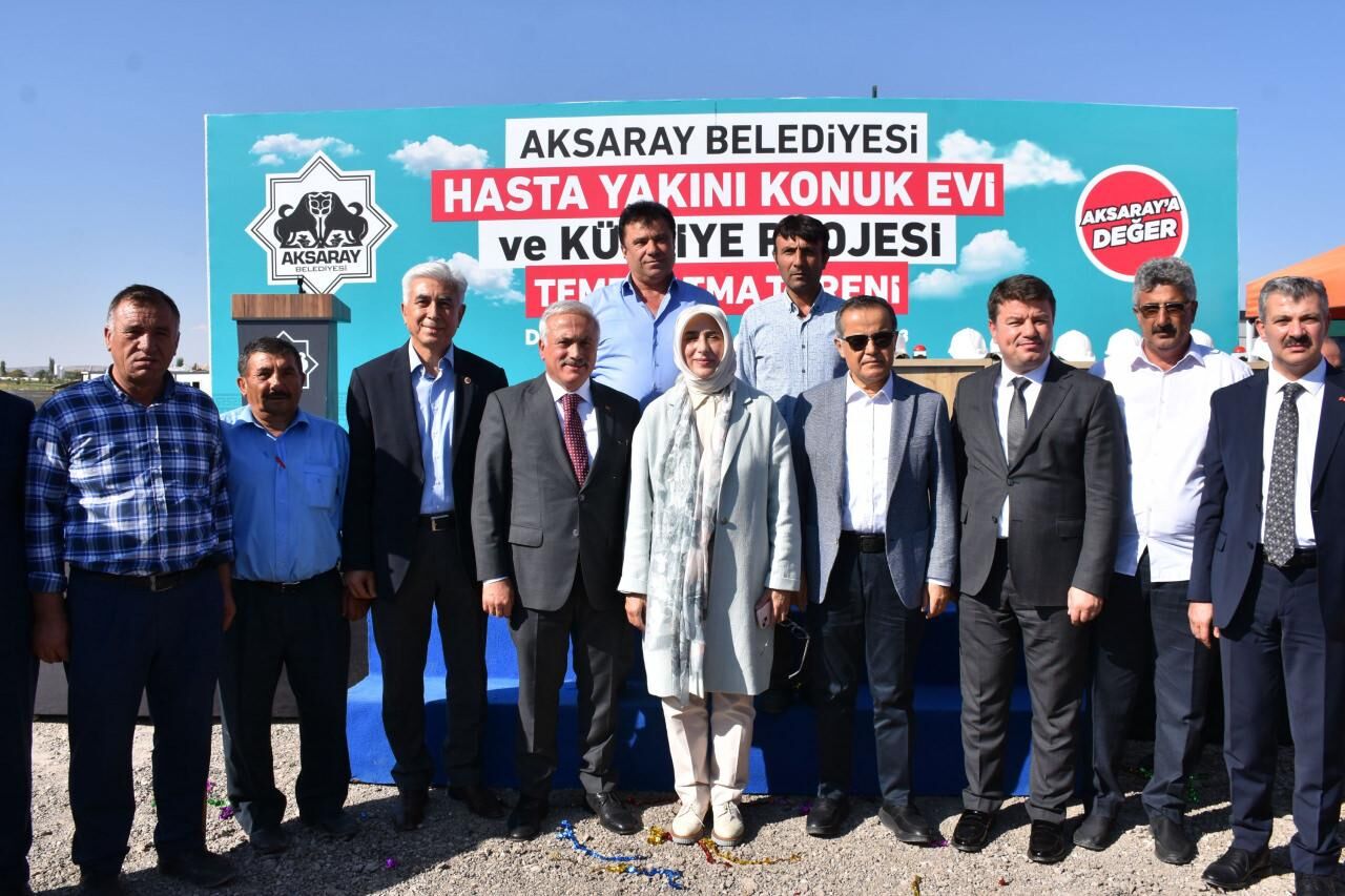 Aksaray Belediyesi Hasta Yakını Konukevi ve Külliyesi'nin temeli atıldı