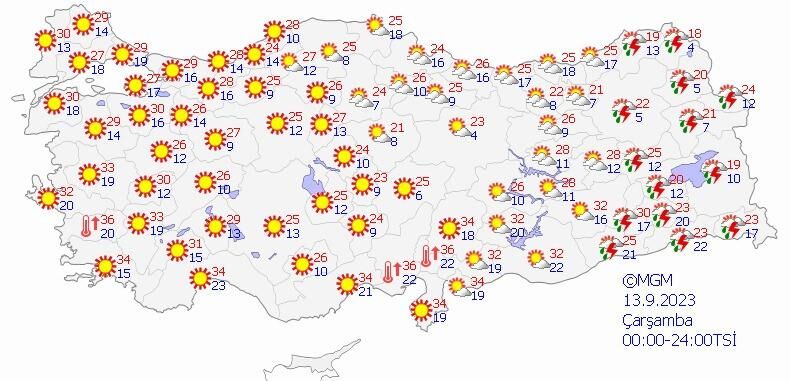 Son Dakika... 5 ile 'sarı' uyarı: Kuvvetli yağış geliyor!