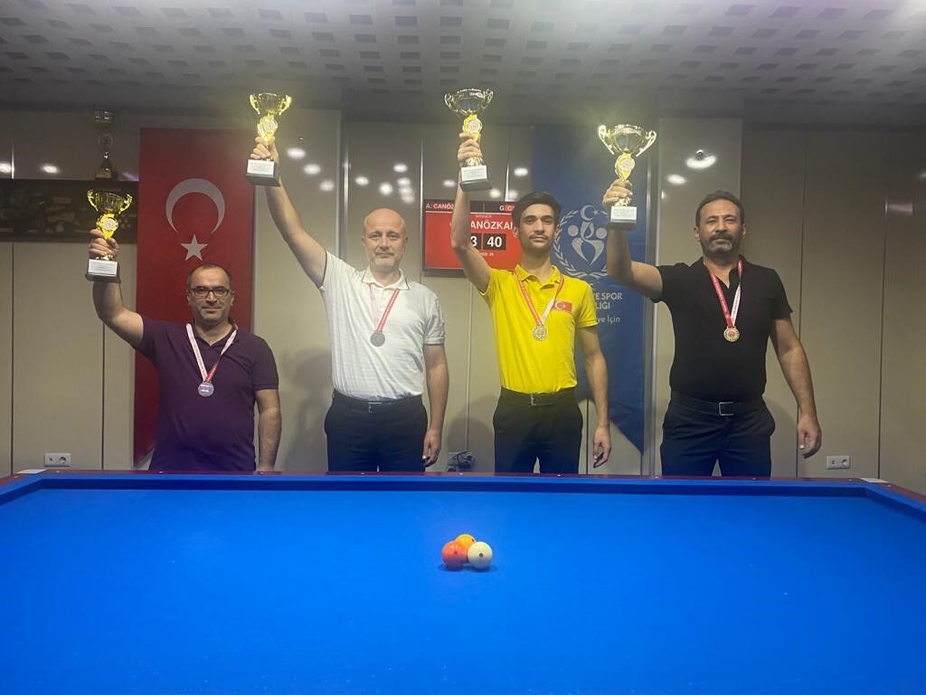 Bilardo İl Birinciliği tamamlandı