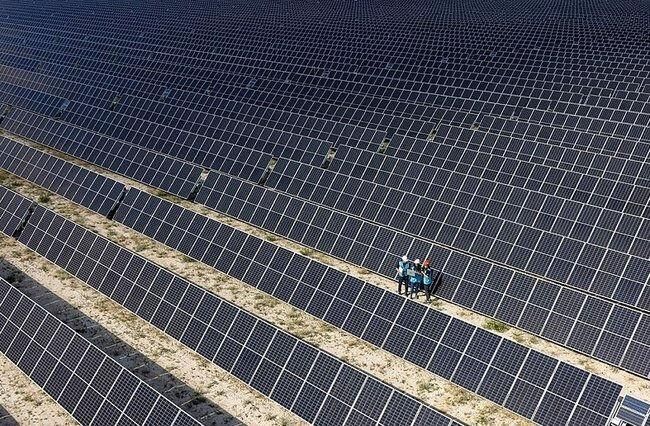 Karapınar Güneş Enerjisi Santrali'nde dikkat çeken uygulama!