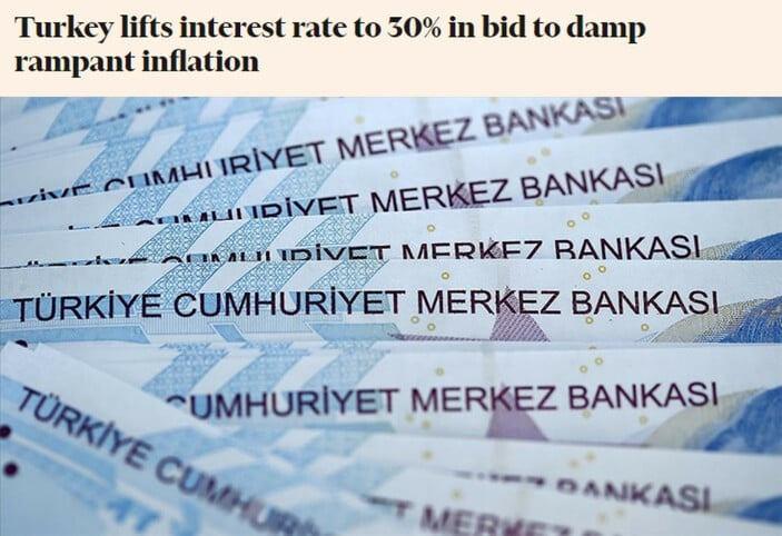 Merkez Bankası'nın faiz kararı dünya basınında: 'Erdoğan onay verdi'