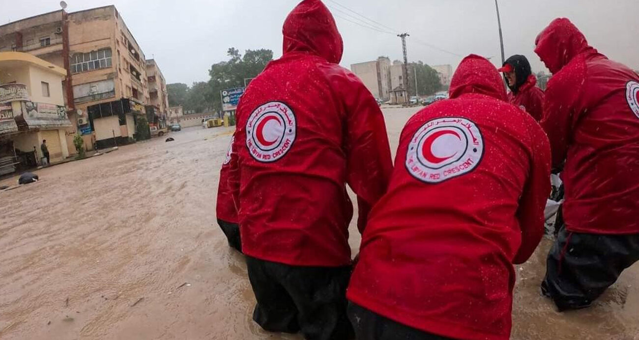 Libya’daki sel felaketinin boyutu uydudan görüntülendi