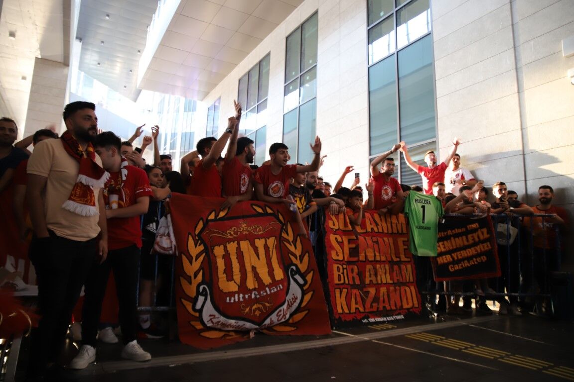 Galatasaray takımı Gaziantep’te