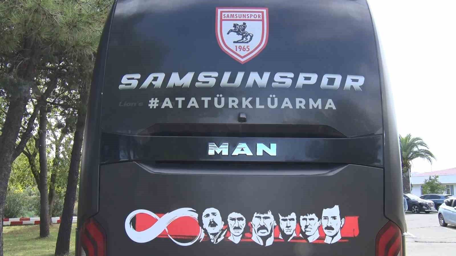 Samsunspor’un takım otobüsü sadece Bayern Münih ve Barcelona’da var