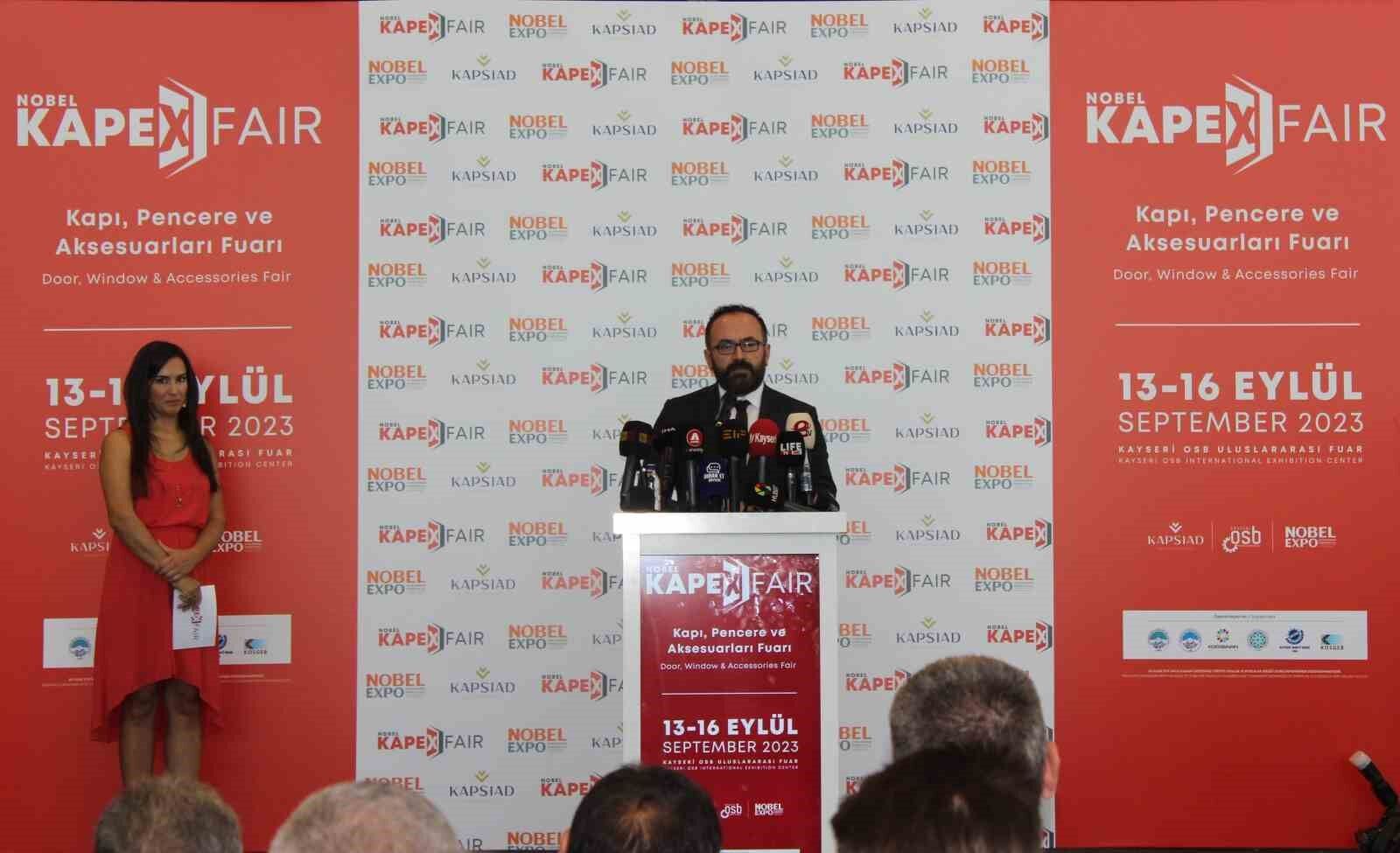 Kapı ve pencere sektörünü buluşturan ilk fuar Kayseri’de kapılarını açtı