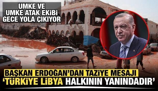Libya’ya yardım elini uzatan ilk ülke Türkiye oldu... MSB paylaştı