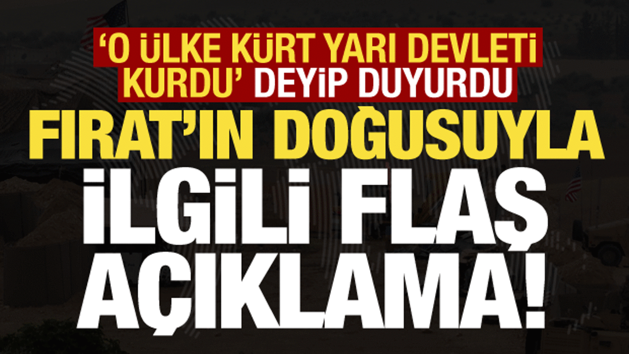 Fırat'ın doğusuyla ilgili Rusya'dan flaş açıklama: Kürt yarı devleti kurdular ve...